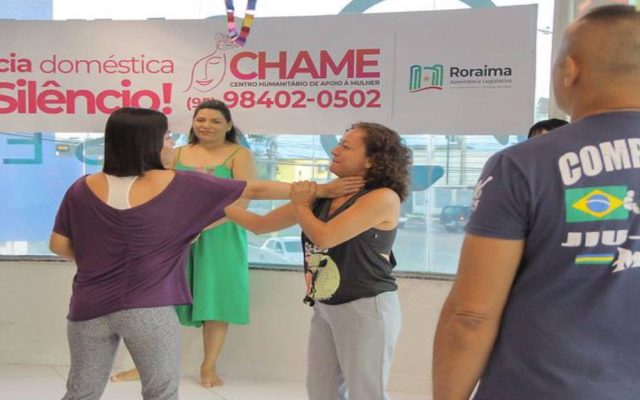 ALE-RR inicia nova turma de defesa pessoal para mulheres na sede do Chame