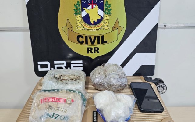 Polícia Civil de Roraima prende estudante de enfermagem por tráfico de drogas