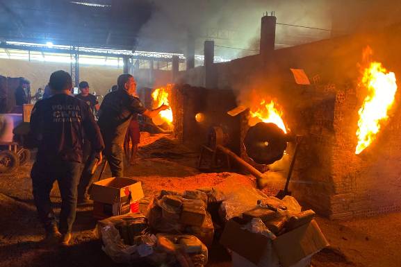 Polícia Civil incinera mais de 600KG de drogas apreendidas no primeiro semestre de 2024