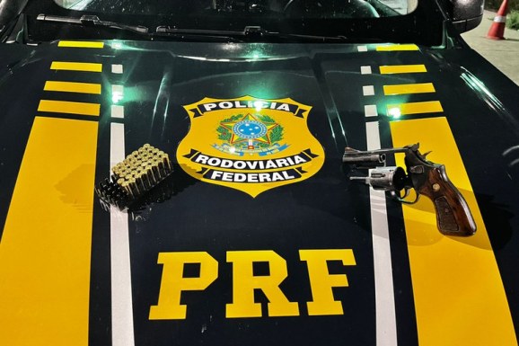 PRF-RR apreende arma de fogo e munições em Boa Vista