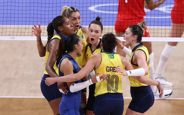 Brasil supera Turquia e conquista bronze no vôlei feminino em Paris