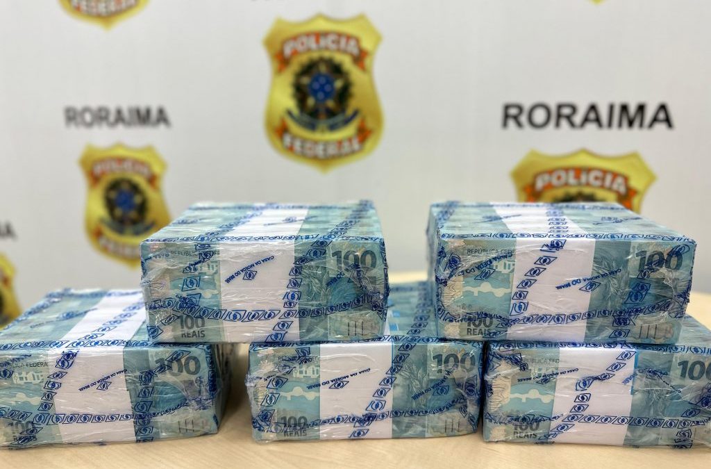 PF apreende mais de R$ 1 milhão em uma semana