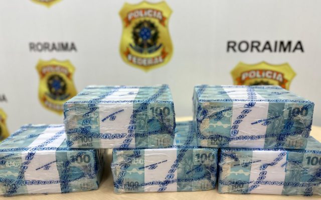PF apreende mais de R$ 1 milhão em uma semana
