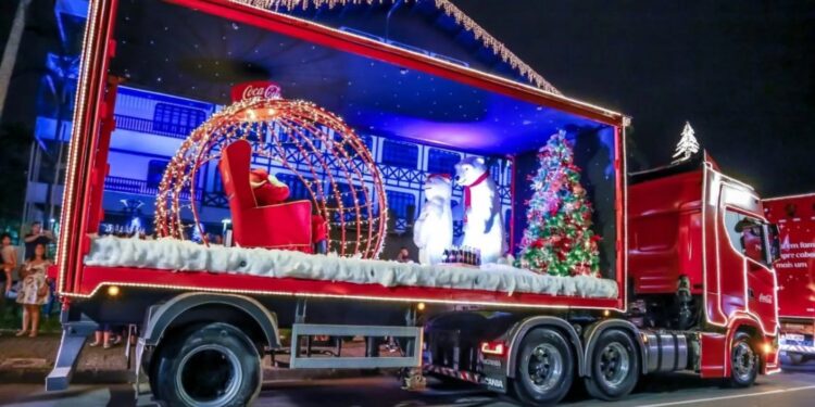 Primeira parada da Caravana de Natal da Coca-Cola será no shopping na zona oeste de Boa Vista