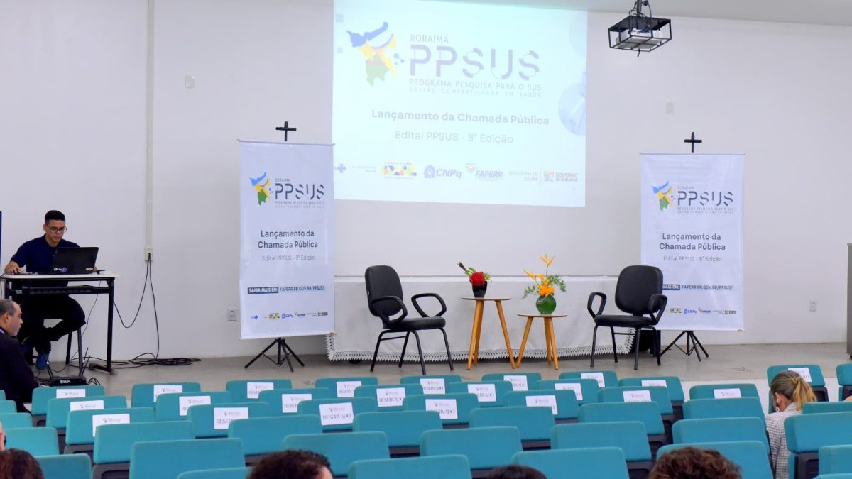 Faperr abre inscrições para projetos de pesquisas na área da saúde em Roraima