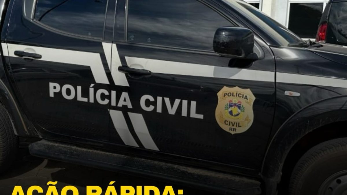 AÇÃO RÁPIDA: Polícia Civil prende homem acusado de estuprar mulher grávida e ameaçar crianças durante roubo em Boa Vista