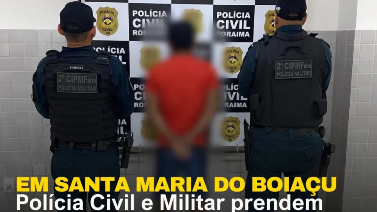 EM SANTA MARIA DO BOIAÇU: Polícias Civil e Militar prendem homem investigado por estupro de vulnerável.