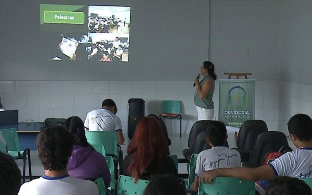 PROTAGONISMO JUVENIL: Ouvidoria da Assembleia auxilia estudantes da Escola Ayrton Senna na criação de espaço de escuta