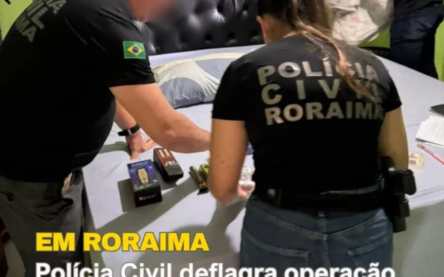 Polícia Civil de Roraima deflagra operação contra suspeitos de sequestro, tortura e roubo