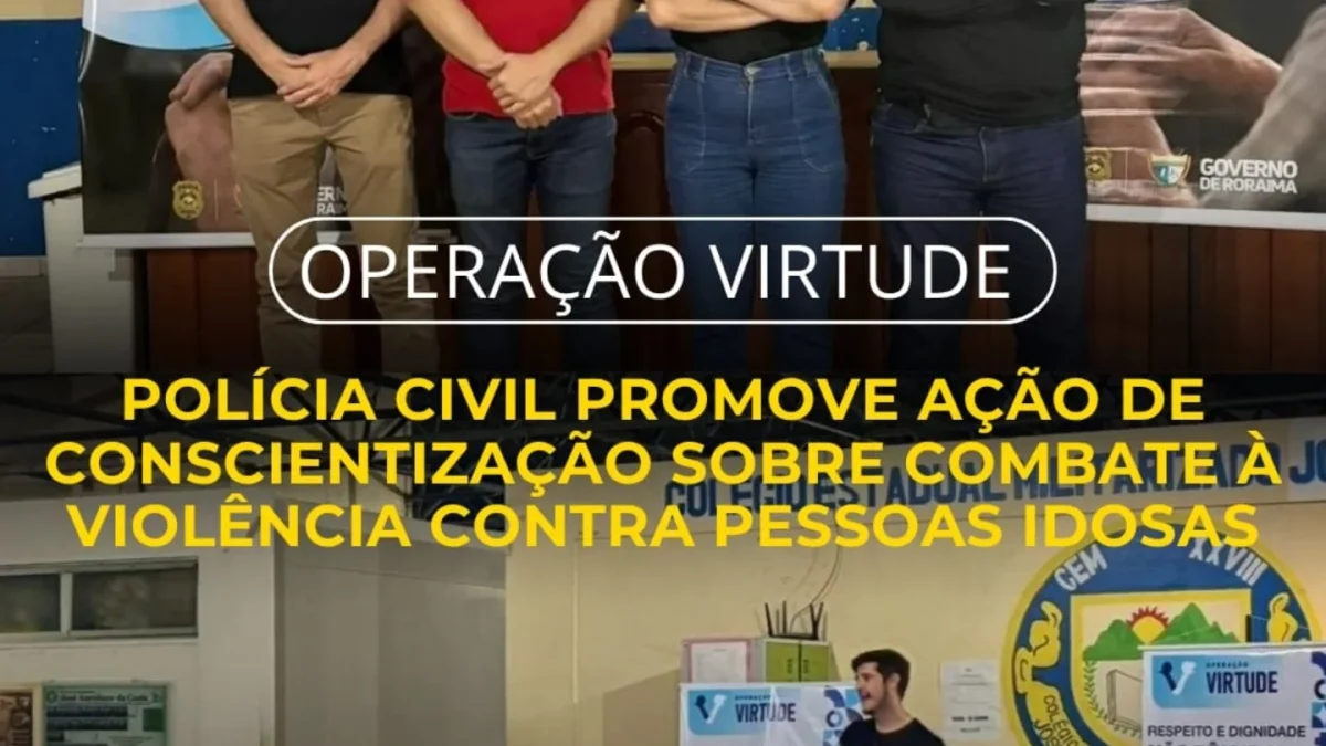 OPERAÇÃO VIRTUDE: Polícia Civil promove ação de conscientização sobre o combate à violência contra pessoas idosa