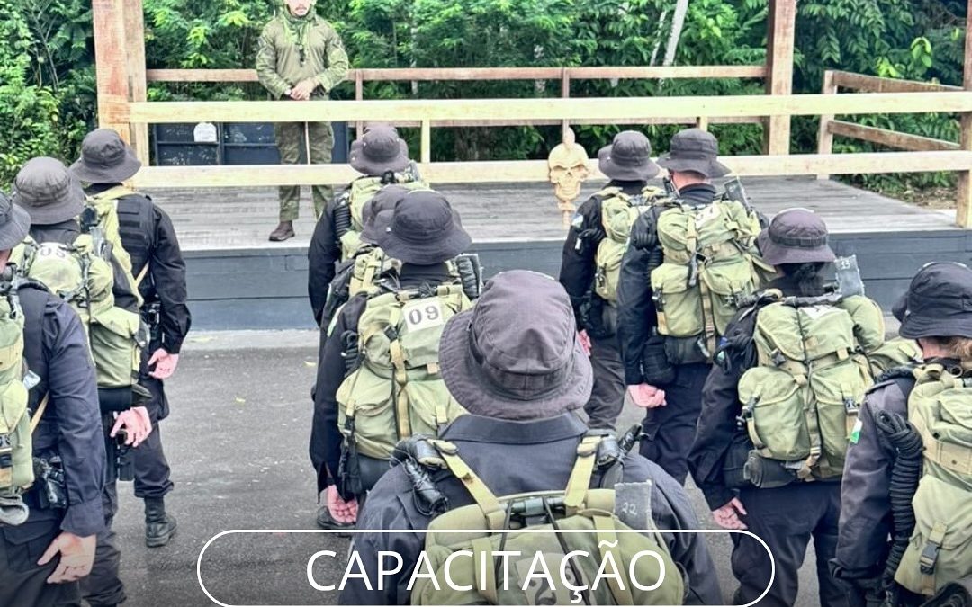 CAPACITAÇÃO: Policiais de Roraima fazem treinamento tático integrado com forças de segurança do Amazonas