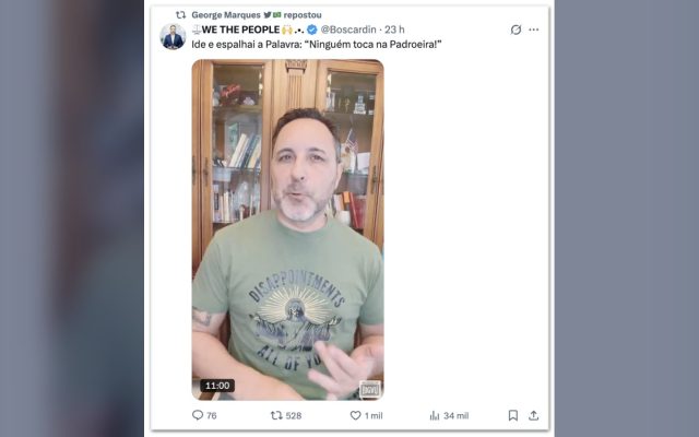 Campanha de Flávio Bolsonaro pede prisão de servidor do Planalto por fake news sobre Nossa Senhora Aparecida