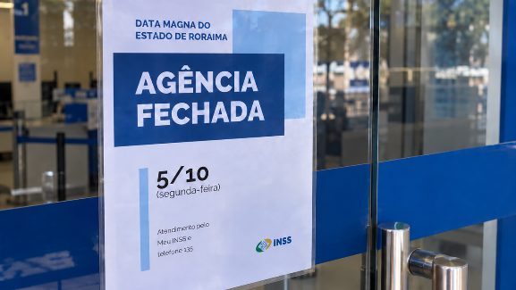 Agências do INSS em Roraima fechadas na segunda-feira