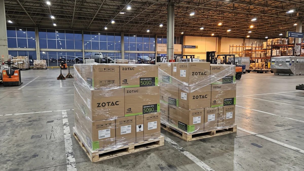 Carga de GPUs RTX 5090 desaparece no Aeroporto de Guarulhos