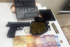 PM detém dois homens em Bonfim durante buscas por motocicleta furtada