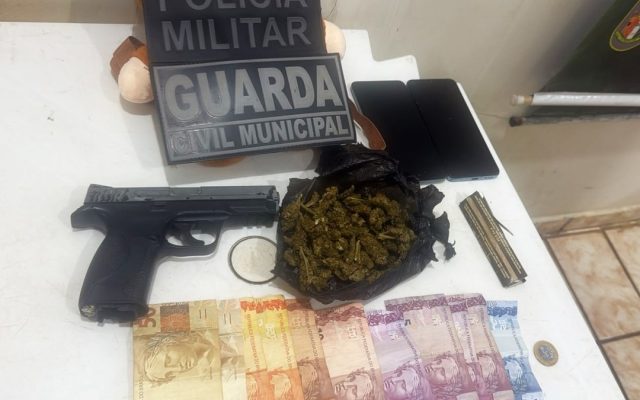 PM detém dois homens em Bonfim durante buscas por motocicleta furtada