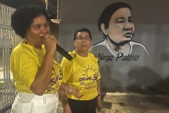 Rosi Aires encerra campanha com dança indígena parixara