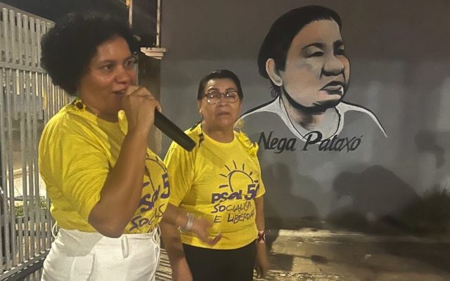 Rosi Aires encerra campanha com dança indígena parixara